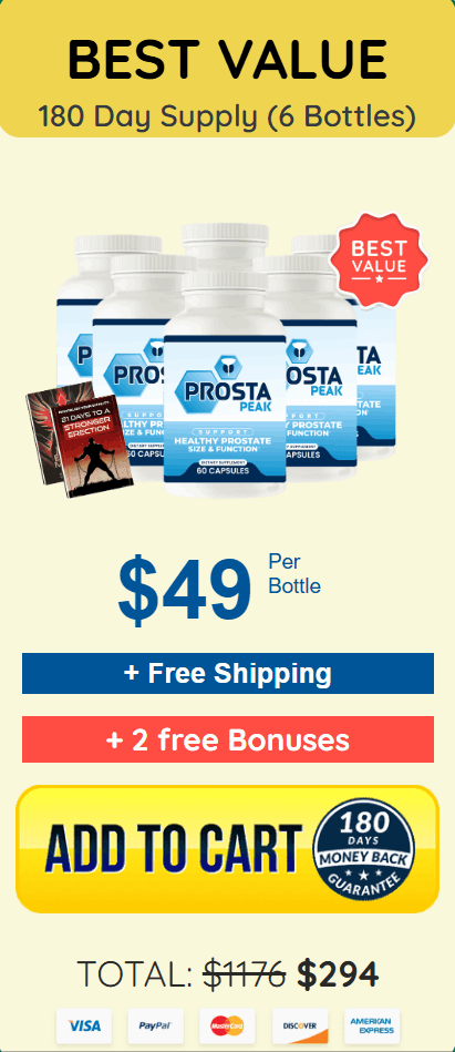 ProstaPeak price 6 bottle